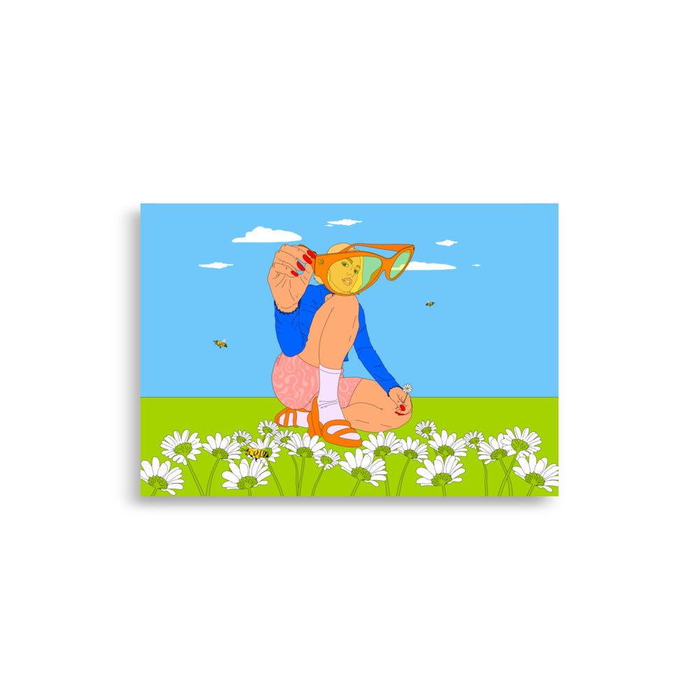 Poster Art Print Illustration - Sunny Prospects