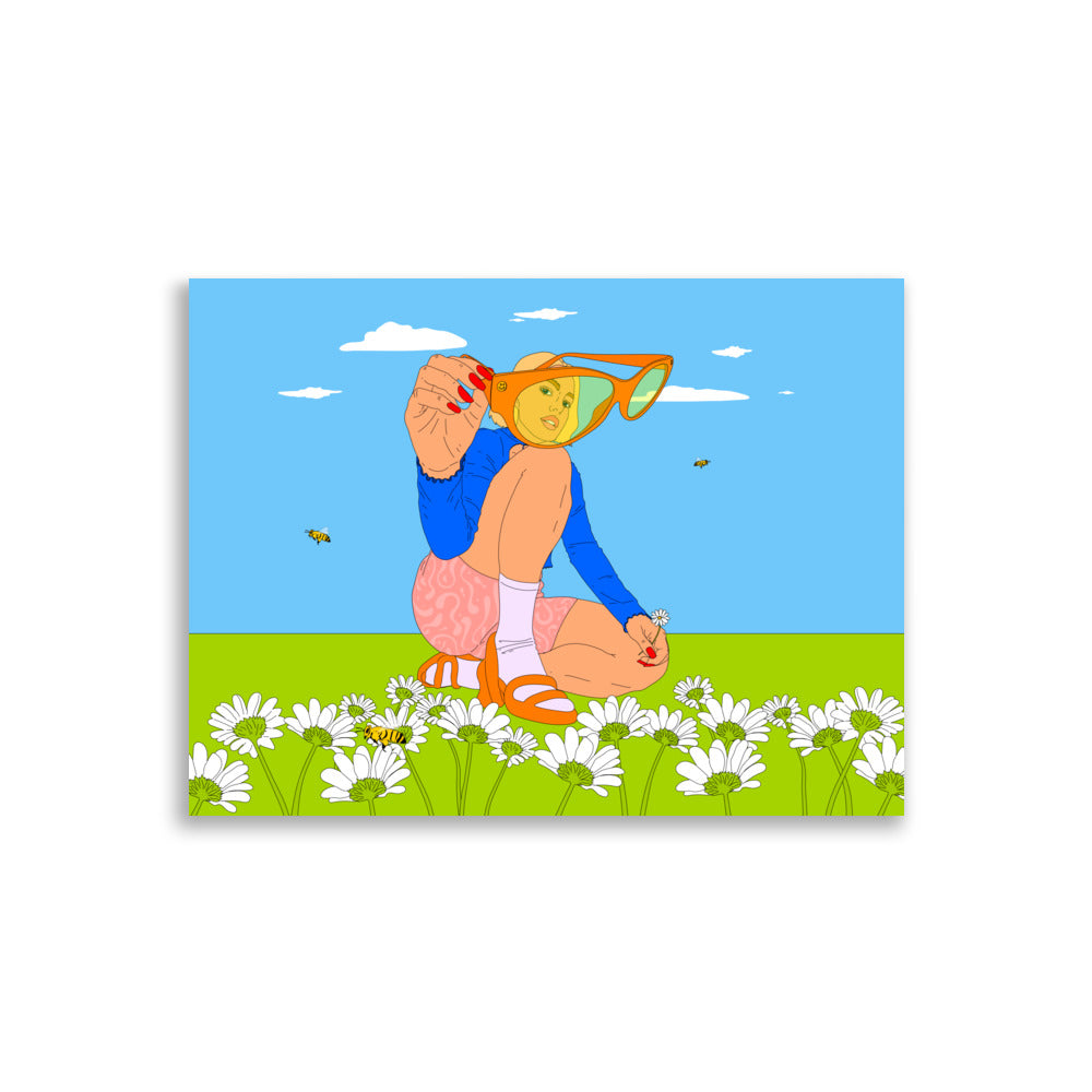 Poster Art Print Illustration - Sunny Prospects