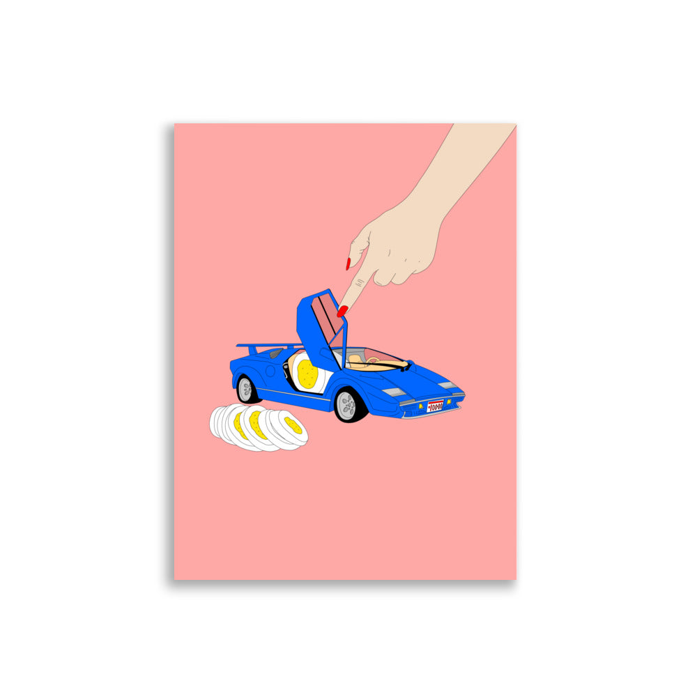 Eggomobil - Art Print Illustration
