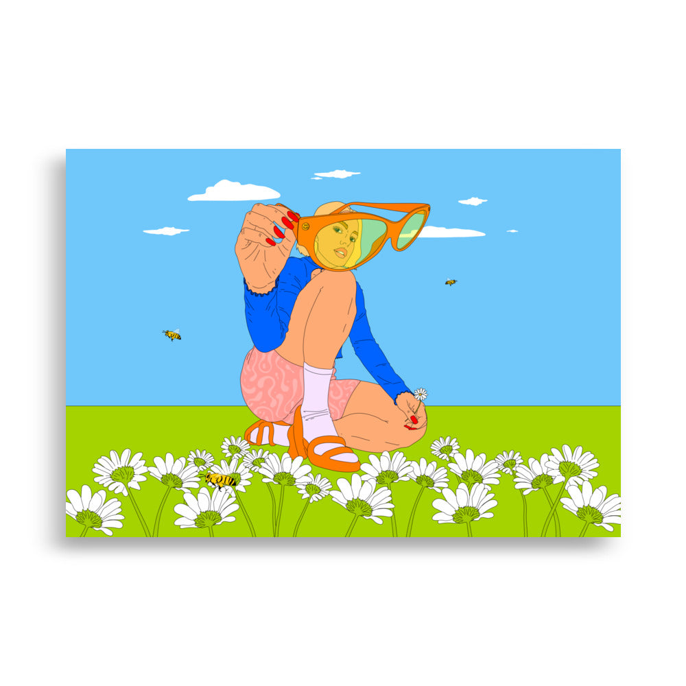 Poster Art Print Illustration - Sunny Prospects