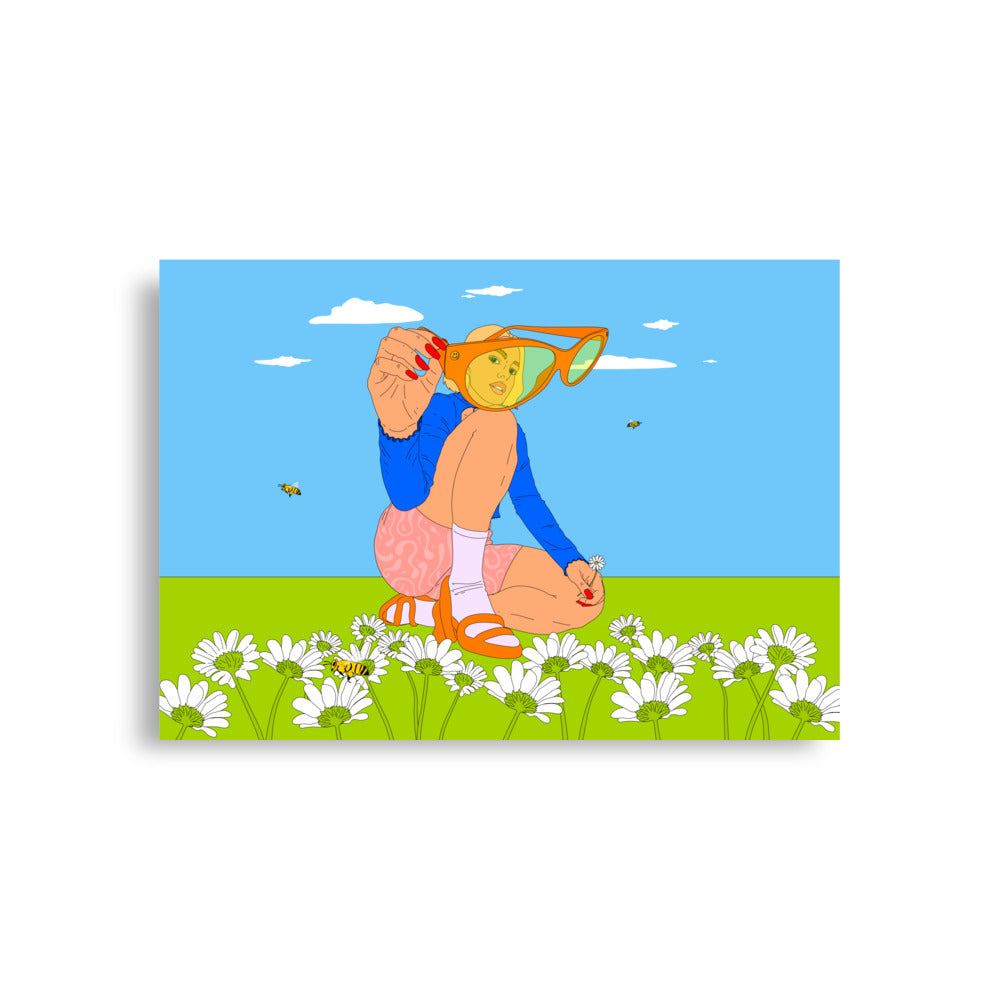 Poster Art Print Illustration - Sunny Prospects