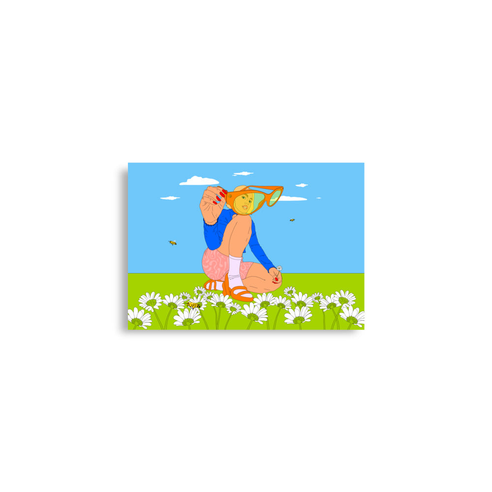 Poster Art Print Illustration - Sunny Prospects