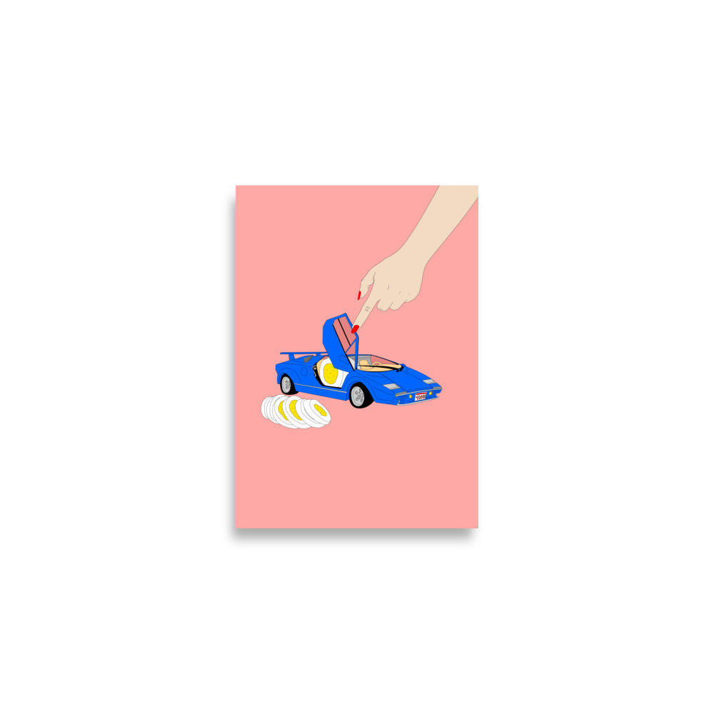 Eggomobil - Art Print Illustration