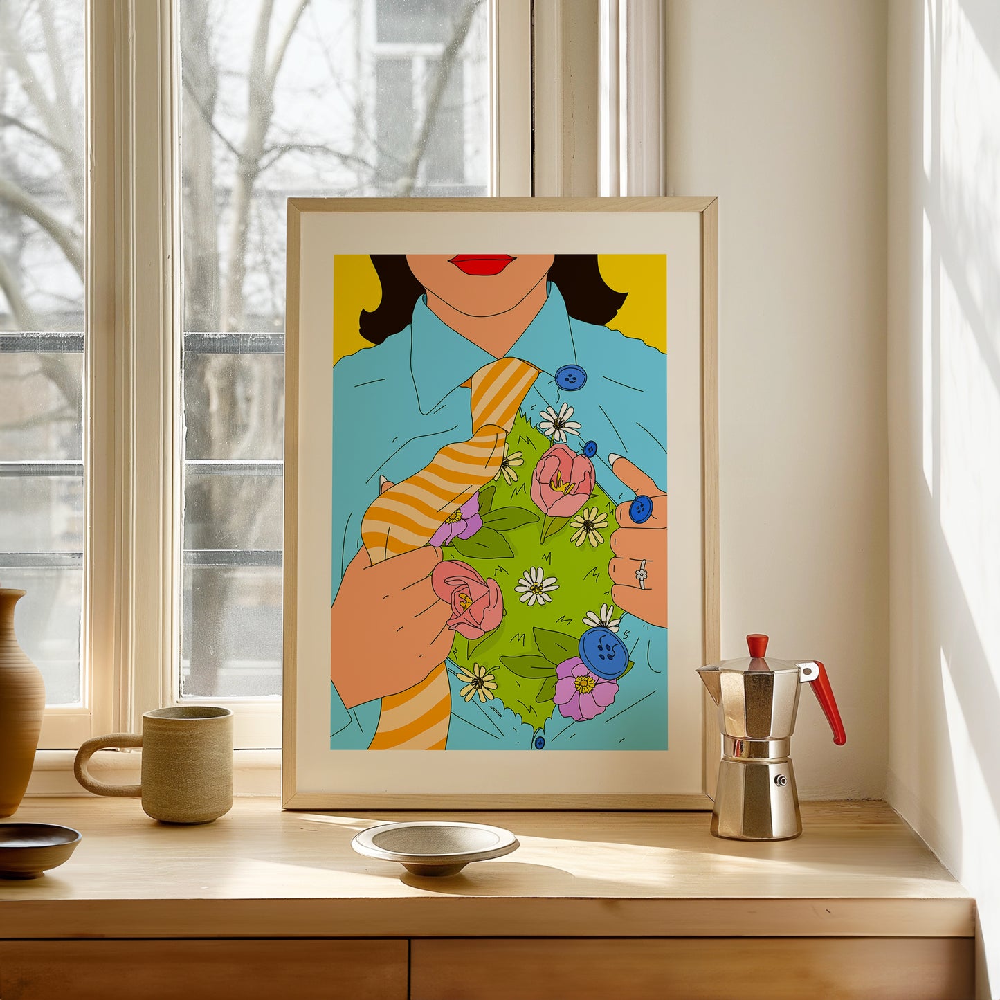 Poster Art Print Illustration - Spring Has Sprung